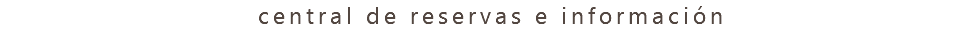 central de reservas e información